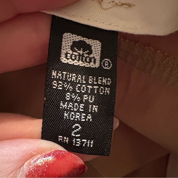 Lord & Taylor Tan Wide Leg Pants - Picture 7 of 7